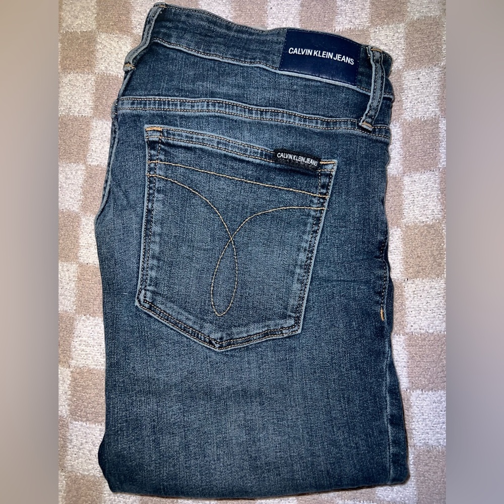 Calvin Klein Skinny Jeans in Dark Blue